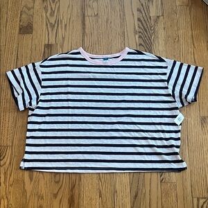 Old Navy Striped Navy and White  Women’s Shirt